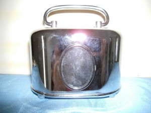 Spardose "Savings Bank" Medaillon hinten
