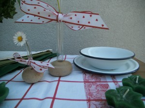 Teller und Schale, weiss