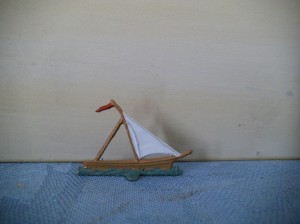 Segelschiff, Zinn, Gegenseite