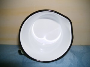 Milchkrug, von oben