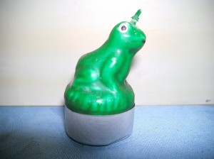 Teelichtkerze, Frosch, Gegenseite