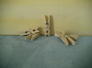 Mini-Wäscheklämmerli, Holz