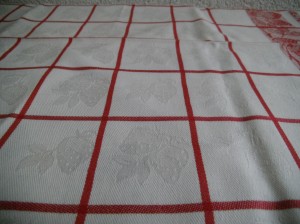 Geschirrtuch "Fraise" rot, Jacquard