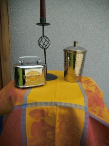 Spardose, Kerzenhalter, Dose