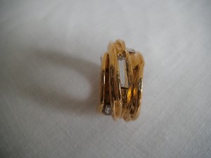 Fingerring, Detail von oben
