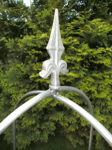 Blumensäule Eisen, Detail