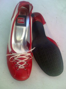 High Heel Cube, Gummisohle