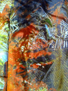 Christian Lacroix,Hose, Samt multicolor, Detail
