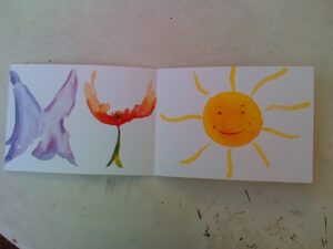 Glückwunsch-Karte You are my Sunshine, Seite 4 und 5
