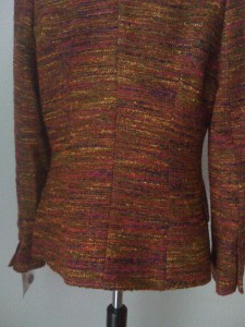 Christian Lacroix Bazar, Jacke Bouclé multicolor, Rückseite