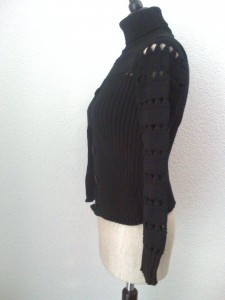 Christian Lacroix Bazar, Strickjacke schwarz, Seite