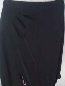 Christian Lacroix Bazar, Ensembla Jacke mit Jupe, Detail Jupe