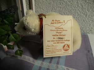 Eisbär "Polar", Zertifikat