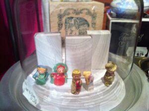 Aschenputtel, Prinz, Stiefmutter, Schwester, Jäger, Setzkastenfigur