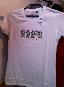 T-Shirt "Strass looking Cow"