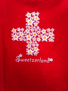 T-Shirt "Sweetzerland", Detail
