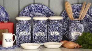 Burleigh Blue Calico decoration Mai 2017