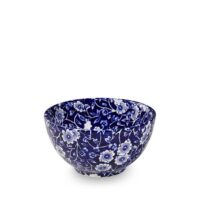 Burleigh Blue Calico sugar bowl small 9.5cm