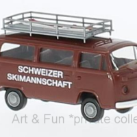 VW T2 Schweizer Skinationalmannschaft Kombi 1zu87 Brekina