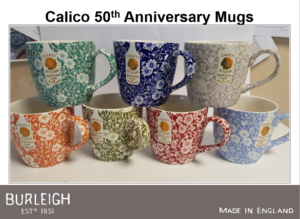 Calico 50years mug detail