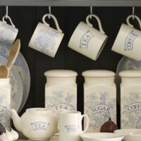 Burleigh pantry blue tea pot milk jugBurleigh pantry blue tea pot milk jug