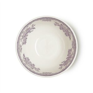 Burleigh plum-asiatic-pheasants-mini-footed-bowl-12cm von oben