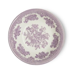Burleigh plum-asiatic-pheasants-pudding-soup-bowl-20-5cm von oben