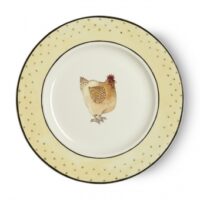 Burleigh highgrove_hens_fat_hen_dinner_plate_25cm