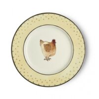 Burleigh highgrove_hens_fat_hen_side_plate_20cm