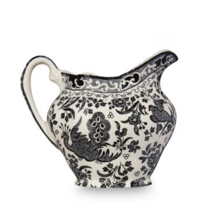 Black_Regal_Peacock_Cream_Jug_284ml back side