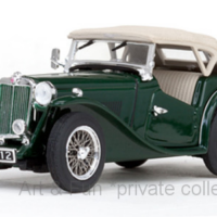 MG TC dunkelgrün RHD 1zu43 Vitesse