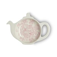 Burleigh Pink_Asiatic_Pheasants_Mini_Teapot_Tray von oben