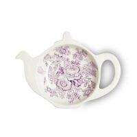 Burleigh Plum_Asiatic_Pheasants_Mini_Teapot_Tray von oben