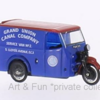 Tricycle Van RHD Grand Union Canal Company blau 1zu76 Oxford