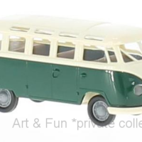 VW T1b Samba, grün beige Brekina 1zu87