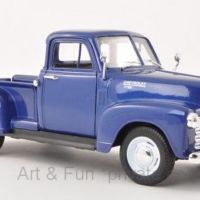 Chevrolet 3100 metallic dunkelblau 1953 1zu24 Welly