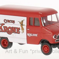 Opel Blitz Kasten A Circus Krone Reklame 1zu87 Brekina