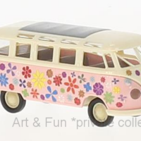 VW T1 B Samba Flower Power crème rosa 1zu87 BrekinaVW T1 B Samba Flower Power crème rosa 1zu87 Brekina