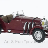Mercedes SSK 1928 dunkelrot 1zu43