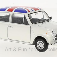 Mini Cooper 1300 UK Flag 1zu24 Welly