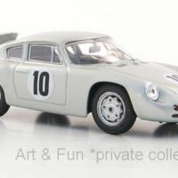 Porsche Abarth No10 Team Pablo Picasso Rally dos Catalunas Hospitalier Perie 1965 1zu43