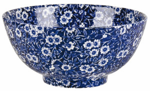 Burleigh Blue Calico Chinese bowl largeBurleigh Blue Calico Chinese bowl large