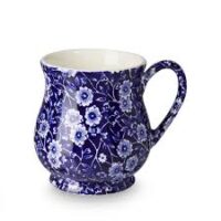 Burleigh Blue Calico Sandringham mug 284ml