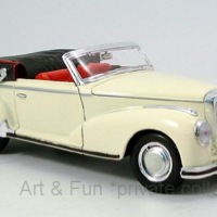 Mercedes 300 S Cabriolet beige 1955 1zu18 Welly